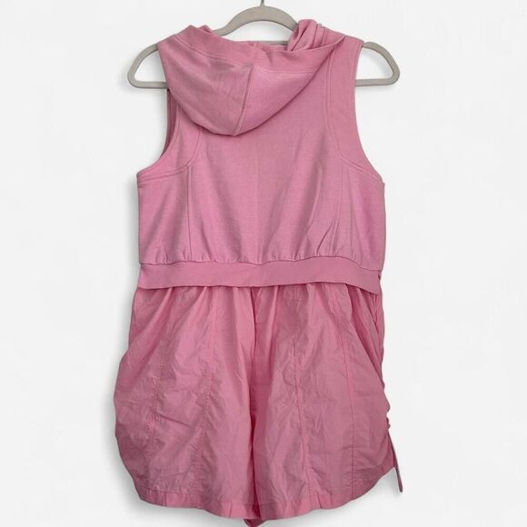 NEW Gola x Anthropologie Pink Hood Everest leisurewear Direct Kick Twofer Romper - Picture 4 of 7